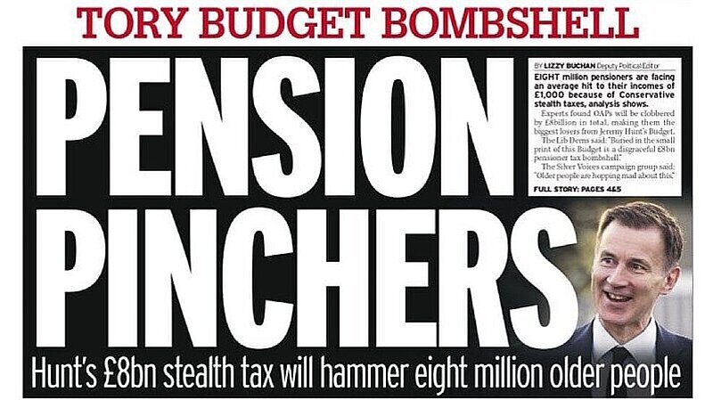 daily mail pensioner stealth tax