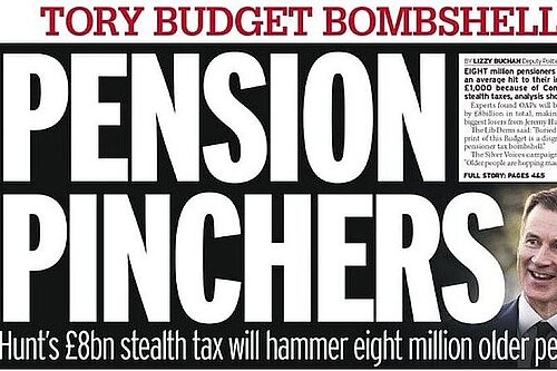 daily mail pensioner stealth tax
