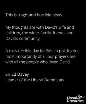 Statement by Ed Davey