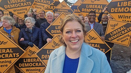 danielle campaigning