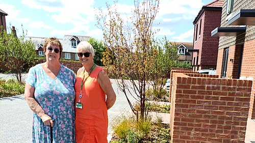 cllrs jane clark and kathy butler