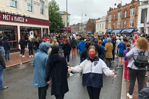 BLM rally in Tunbridge Wells, June 6th 2020